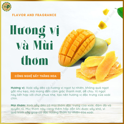 Xoài Sấy Dẻo Tân Lộc Phát Túi 50g Trái Cây Sấy Ăn Vặt Yêu Thích