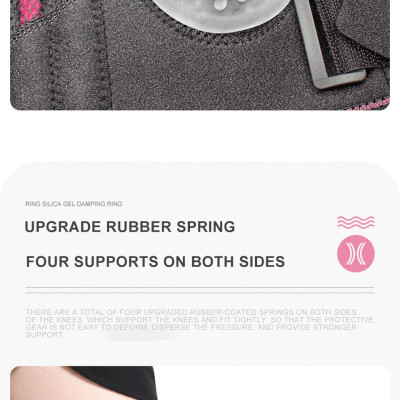 Bó Gối Thể Thao Aolikes Kneepad Có Lò Xo Trợ Lực Và Dây Quấn Cố Định (1 Chiếc) 