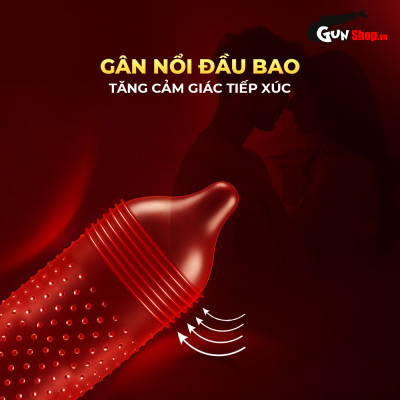 Bao cao su Shell Performax 6 in 1 - Kéo dài thời gian - Hộp 10 cái