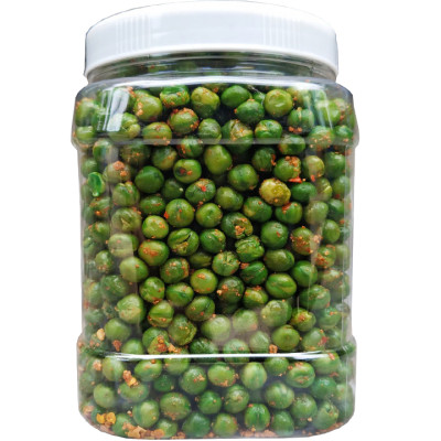 ĐẬU HÀ LAN SẤY GIÒN TỎI ỚT THƯƠNG HIỆU SK FOOD - HŨ 500G