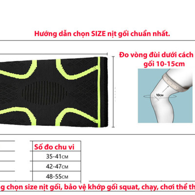 Băng Bảo Vệ Đầu Gối Thể Thao Kneepad Aolikes AL-7718 (1 Đôi)