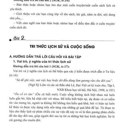 Hướng Dẫn Trả Lời Câu Hỏi Và Bài Tập Lịch Sử Lớp 10 (Bám Sát SGK Kết Nối) - HA