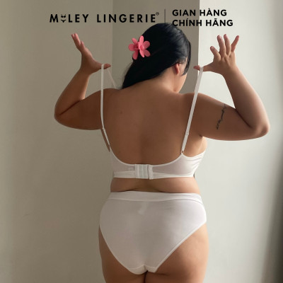 Bộ Đồ Lót Áo Ngực Mút Mỏng Và Quần Đồng Bộ Miley Lingerie Big Size Vải Sợi Tre Bamboo Thiên Nhiên