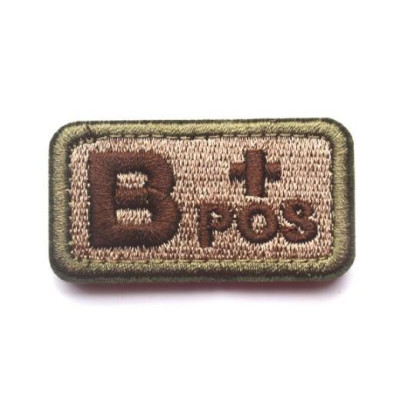 Patch_velcro miếng dán nhóm máu các loại_chiến thuật