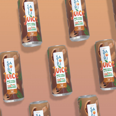 Pack 2 vị nước ép trái cây Satori Juice Me và Mãng cầu - 250ml (pack/ 6 lon)