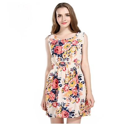 SIÊU HOT - Váy Đầm Nữ Voan Hoa Thời Trang Cao Cấp - bộ đầm cho nữ đẹp,đầm ôm nữ tính 206343 - Multicolor