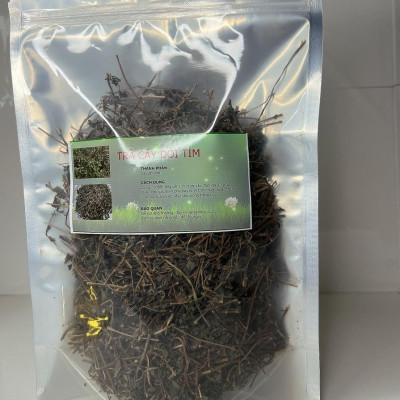 Cây dòi thân tím (Cây dòi tía - Cây bọ mắm - Cây dòi tím) - Sản phẩm khô làm trà - Gói 200gr