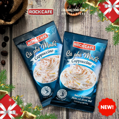 ROCKCAFE - CAPPUCCINO MUỐI (5 gói x 30 gram)