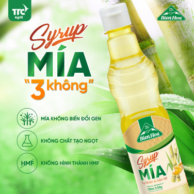 Combo 6 Chai Syrup Mía Biên Hòa 700ml/Chai
