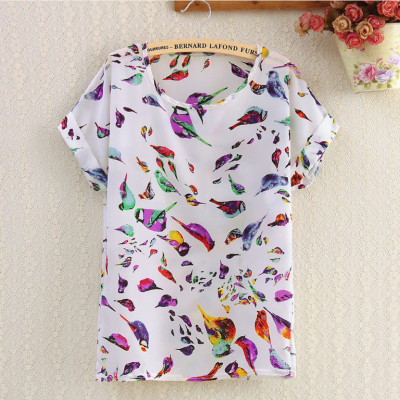 Áo kiểu nữ Haint Boutique chất voan mặc mát V04