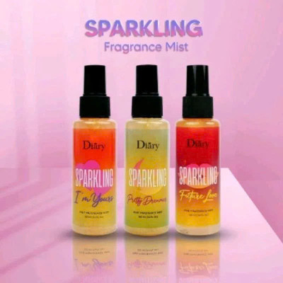 Xịt Body Mist Nhũ Kim Tuyến Diary Eau De Perfume Fine Mist (03 Mùi Hương)