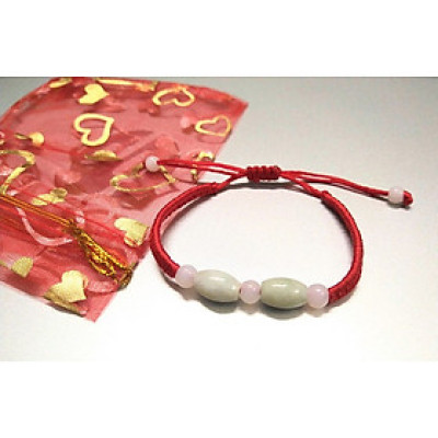 vòng tay chỉ đỏ may mắn bình an kèm túi đỏ làm quà tặng - 2 lu thống