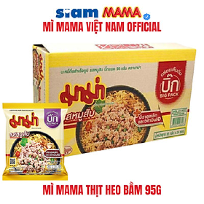 THÙNG 24 GÓI - MÌ MAMA HƯƠNG THỊT HEO BẰM 95G 