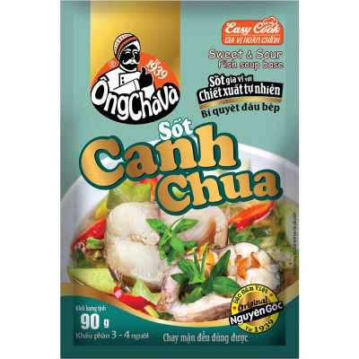 Combo 5 Gói Sốt Canh Chua Ông Chà Và 90gr (Sweet & Sour Fish Soup Base)