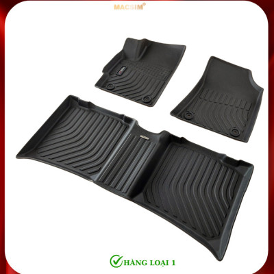 Thảm lót sàn xe ô tô VinFast VF e34 Nhãn hiệu Macsim chất liệu nhựa TPE cao cấp màu đen