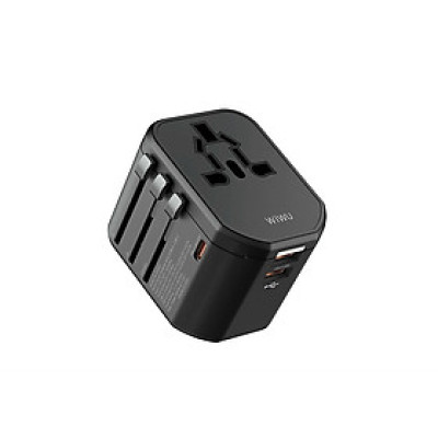 Ổ củ sạc đa năng du lịch WiWU UA002 20W - hàng chính hãng