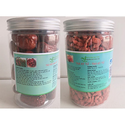 Combo Táo đỏ - Kỷ tử - Mỗi hủ 200gr