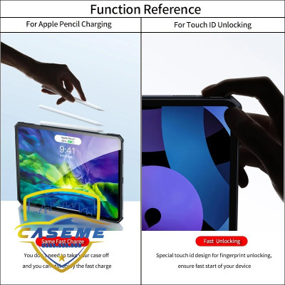 Ốp Lưng Chống Sốc XUNDD Dành Cho iPad Air 4/5 - Tích Hợp Giá Đỡ - Hàng Chính Hãng