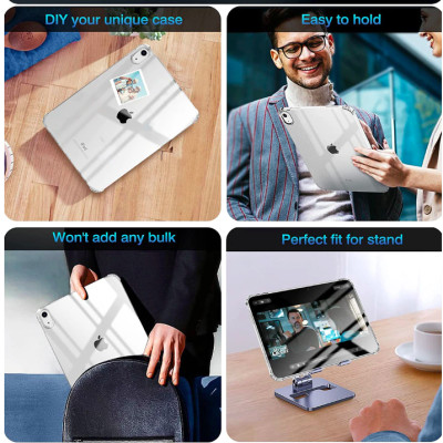 Ốp lưng dành cho iPad A16 Gen 11 2025 , Gen 10 10.9inch silicon dẻo cao cấp chống sốc 4 góc - Hàng chính hãng