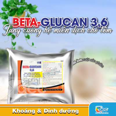 Beta Glucan 3.6 - Giúp tôm phát triển ổn định trong suốt vụ nuôi