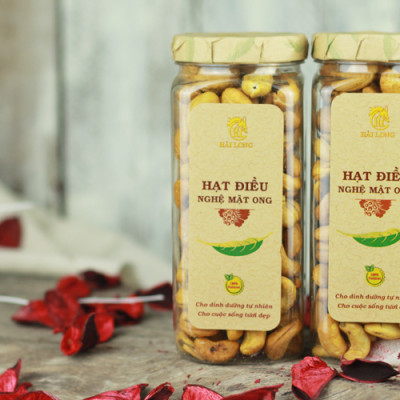 Combo 2 Hũ Hạt Điều Nghệ Mật Ong Hải Long (250g / Hũ)